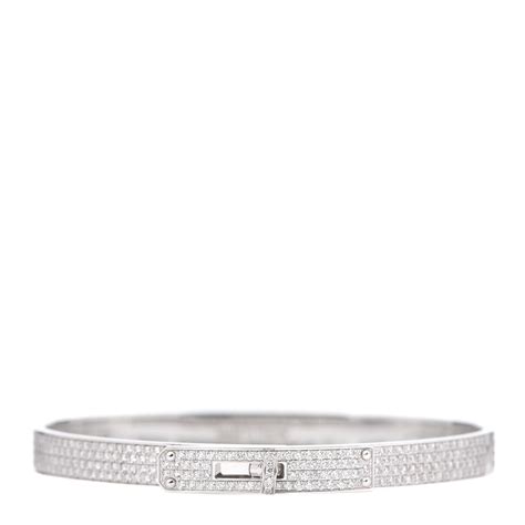 hermes white gold diamond bracelet|Hermes bracelets on sale.